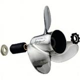 Turning Point Propellers 31431912 Express Mach3 Boat Propeller 13.25 x 19 3 Blade Stainless Steel Right-Hand Rotation (Standard)
