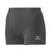 Mizuno Women s Core Flat Front 3.5 Inseam Vortex Hybrid Volleyball Shorts Size Extra Extra Large Charcoal (9292)