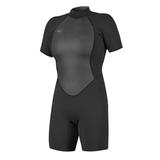 O Neill Women s Reactor-2 2mm Back Zip Short Sleeve Spring Wetsuit