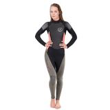 Seavenger 3mm Neoprene Wetsuit with Stretch Panels for Snorkeling Scuba Diving Surfing (Surfing Salmon Women s 7)