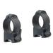 Warne Maxima QD Quick Detach 30mm Medium Steel Scope Rings Matte Black - 214LM