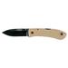 KA-BAR DOZIER FOLDING HUNTER AUS-8A DROP POINT BLADE COYOTE BROWN ZYTEL