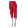 Augusta 1246A Girls Low Rise Drive Pant - Red & White- Small