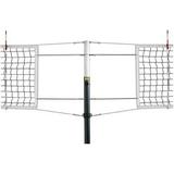 First Team Frontier Express-SBS Steel Competition Steel Volleyball System with Sockets44; Grey