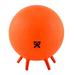 CanDo 30-1892 Non-Slip Inflatable Exercise Ball with Stability Feet for Exercise Workout Core Training Yoga Pilates Active Sitting in Gym Office Home or Classroom. Orange 22