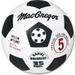 MacGregorÂ® Black and White Rubber Soccer Ball Size 5