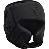 RDX Headgear for Boxing Training Grappling Muay Thai Padded Head Protector Black M