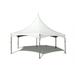 TentandTable High Peak Frame Outdoor Canopy Tent White Hex 10 ft x 10 ft x 10