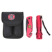 Bartech Proâ„¢ Firefighter Knife LED Flashlight Combo Belt Loop Carry Case Fire Fighter Red