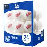 Detroit Red Wings 24-Count Logo Table Tennis Balls