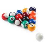 25MM / 38MM Children Billiards Table Balls Set Resin Small Pool Cue Balls Full Set