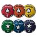 Champion Sports Rubber Cover Soccer Ball Set Size 4 Assorted Colors (CHSSRB4SET)