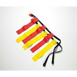 Sportime Flag Football Belts Large 32 to 42 Inch Waist Red and Yellow Set of 12