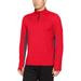 ASICS Men s Team Classic 1/2 Zip Shirt Red/Heather Grey