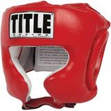 Title Boxing Traditional Training Headgear - Regular - Red