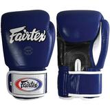 Fairtex Muay Thai-Style Sparring Gloves 16 oz Navy Blue / White