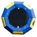 Rave Sport Aqua Jump Eclipse 120 Water Trampoline with Ladder Blue and Yellow