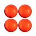 MyLec Street Hockey Balls No-Bounce Hockey Balls Perfect for Play at >60 Degrees F Durable Construction Roller Hockey Ball for Indoor/ Outdoor Play (Orange Pack of 4)