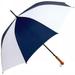 Elite Series 60 Inch Navy and White Auto Open Golf Umbrella