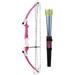 Genesis Original Universal Compound Bow and Arrow Kit Right Handed Pink