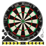 Viper Slash Regulation Size Steel Tip Sisal Dartboard with Dart Holders