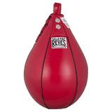 Cleto Reyes Platform Leather Punching Speed Bag for Boxing (Mini Classic Red)