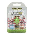 Champ Zarma FLYtee My Hite 2.75 inch Striped Red 30 Count