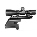 Winchester 1200 12 gauge hunting scope with mount black.