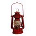 Red Hurricane Kerosene Oil Lantern Emergency Hanging Light / Lamp - 8 Inches