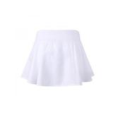 Fymall Women Ruffle Quick Dry Workout Tennis Short Skirt Built in Shorts