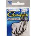 Gamakatsu Worm Offset Round Bend Hook in High Quality Carbon Steel NS Black Size 3/0 5-Pack