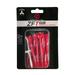 Zero Friction Tour 3 Prong Golf Tee 2-3/4 Red