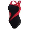 TYR Adult Alliance T-Splice Maxback Swimsuit Black/Burgundy 32