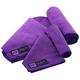 Fit Spirit Set of 2 Super Absorbent Microfiber Non Slip Skidless Sport Towels - Choose Your Color