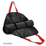 Brybelly Black Yoga Mat Cargo Carrier with Adjustable Straps