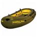 Airhead Angler Bay 6 Person Inflatable Fishing Boat Raft Float Green