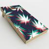 Skin Decal Vinyl Wrap for Cornhole Game Board Bag Toss (2xpcs.) Skins Stickers Cover / 3D Holographic Week Pot Leaf