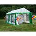 Enclosure Kit with Windows for Party Tent 10 x 20 3m x 6m GreenWhite (Frame and Cover Not Included)