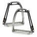 Jacks 1035-3-3-4 Stainless Steel Peacock Safety Stirrups - 3.75 in.