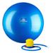 Black Mountain Products Professional Grade Stability Ball - Pro Series 1000lbs Anti-burst 2000lbs Static Weight Capacity 75cm Blue
