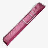 Players Y-PCASE-52 Youth Kids Pool Cue Case W/ Pink Glitter - Silver Trim 1B/1S