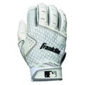 Franklin Sports 2nd-Skinz Batting Gloves - White/White - Youth Large