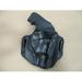 Azula OWB Leather 2 Slot Molded Pancake Belt Holster for Ruger LCR LCRx 38 Special 2 Revolver Black RH