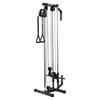 Valor Fitness LAT Pull Down Cable Machine - Wall Mount - 16 Adjustable Positions Dual Pulley System - Includes Strap Handles - High & Low Cable System Home Gym Equipment Max Weight 200 Lbs. - BD-62