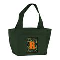 Carolines Treasures CJ1030-R-GN-8808 Letter R Monogram - Camo Green Lunch Bag multicolor