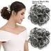 LELINTA 2PCS Messy Hair Bun Hair Piece Ponytail Hair Extensions Scrunchy Scrunchie Updo Hairpiece Curly Wavy Bun Extensions Chignon