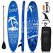 Goplus 11 Inflatable Stand Up Paddle Board W/Carry Bag Adjustable Paddle Adult Youth Navy