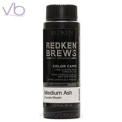 Redken Brews For Men 5 Minute Color Camo Medium Ash Shade for Grey Hair (60ml)