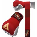 RDX MMA Boxing Inner Gloves grappling training inner wraps Red Medium