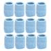 Unique Sports Athletic Performance Team Pack of 12 Wristbands (6 pair) - Light Blue